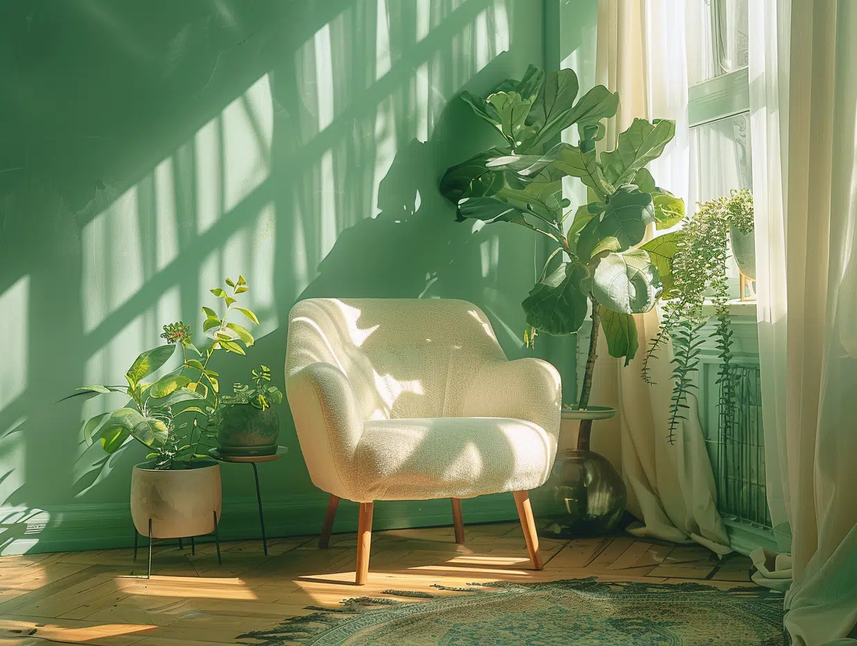 15 idées déco pour un salon vert sauge : inspiration et tendances