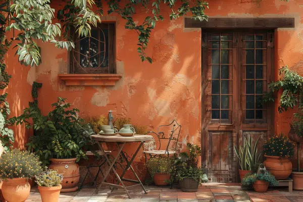 Créer une ambiance méditerranéenne avec l’ancre couleur terracotta