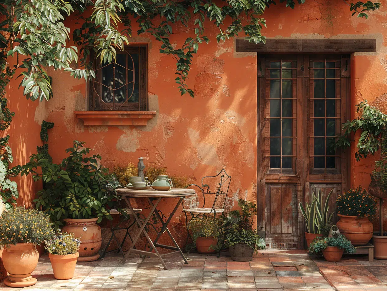 Créer une ambiance méditerranéenne avec l’ancre couleur terracotta