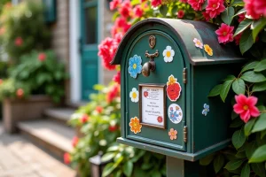 Ornez votre entrée : les plus beaux stickers pour boîtes aux lettres