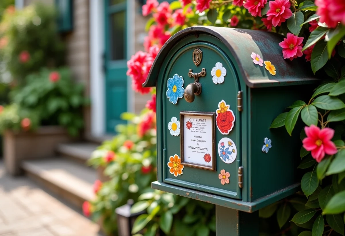 Ornez votre entrée : les plus beaux stickers pour boîtes aux lettres